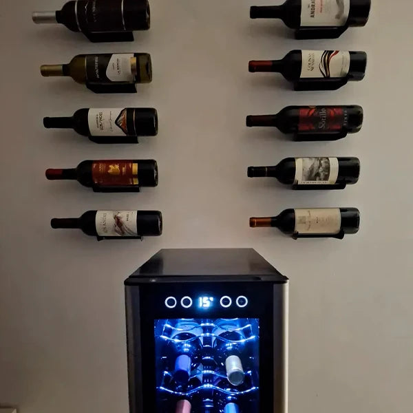 Adega Vertical para 18 Garrafas em Aço Carbono