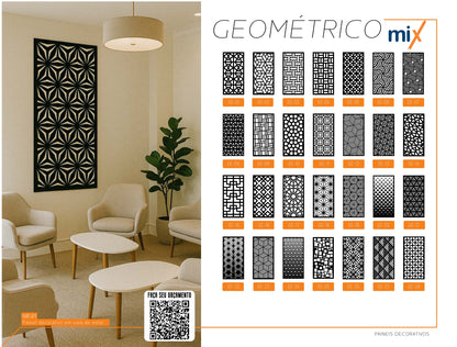 Painel Decorativo em Aço Carbono Sob Medida