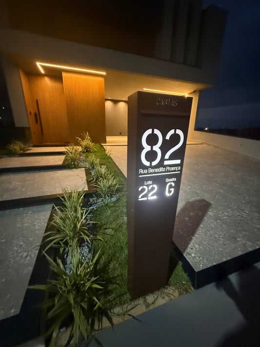 Caixa de Correio Premium em Aço Carbono