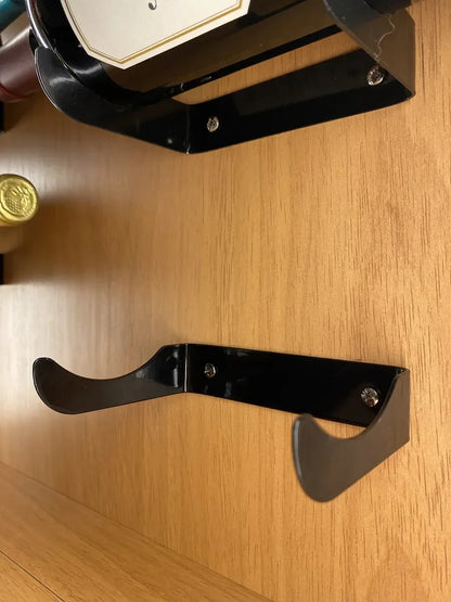 Suporte de Parede para Garrafa de Vinho Individual em Aço
