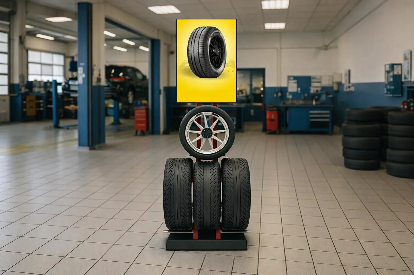 Totem Digital Personalizado 32" - Mix Indústria