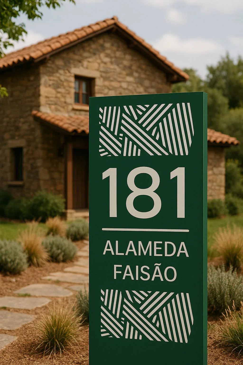 Placa condominio simples