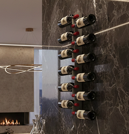 Suporte de vinho vertical